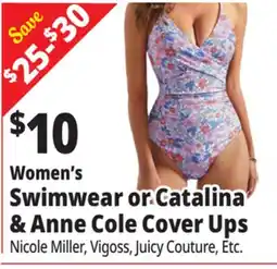 Ocean State Job Lot Women's Swimwear or Catalina & Anne Cole Cover Ups offer