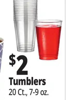 Ocean State Job Lot Tumblers offer