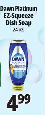 Ocean State Job Lot Dawn Platinum EZ-Squeeze Dish Soap offer