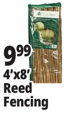 Ocean State Job Lot 4'x8' Reed Fencing offer