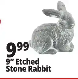 Ocean State Job Lot 9 Etched Stone Rabbit offer