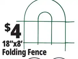 Ocean State Job Lot 18x8' Folding Fence offer