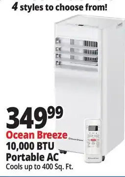 Ocean State Job Lot Ocean Breeze 10,000 BTU Portable AC offer