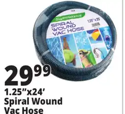 Ocean State Job Lot 1.25x24' Spiral Wound Vac Hose offer