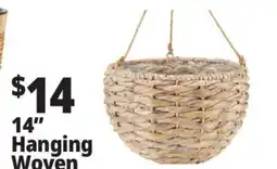 Ocean State Job Lot 14 Hanging Woven offer