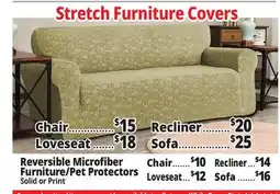 Ocean State Job Lot Stretch Furniture Covers offer