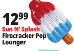Ocean State Job Lot Sun N' Splash Firecracker Pop Lounger offer