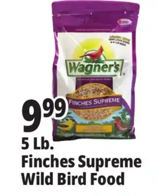 Ocean State Job Lot 5 Lb. Finches Supreme Wild Bird Food offer