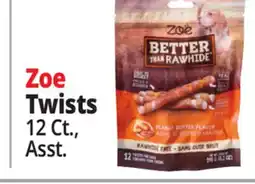 Ocean State Job Lot Zoe Twists Dog Treats offer