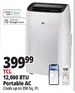 Ocean State Job Lot TCL 12,000 BTU Portable AC offer