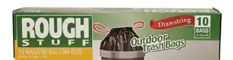 Ocean State Job Lot Rough Stuff 30 Gallon Drawstring offer