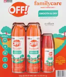 Ocean State Job Lot 3 Pk. Family Care Smooth & Dry offer
