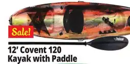 Ocean State Job Lot 12' Covent 120 Kayak with Paddle offer