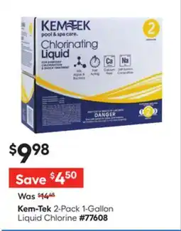 Lowe's 2-Pack 1-Gallon Liquid Chlorine offer