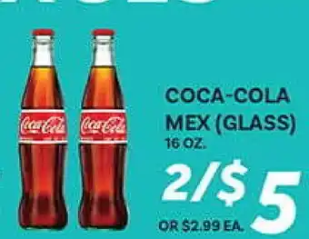 El Paso Grande COCA-COLA MEX (GLASS) offer