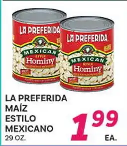 El Paso Grande LA PREFERIDA MAÍZ ESTILO MEXICANO offer