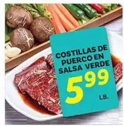 El Paso Grande COSTILLAS DE PUERCO EN SALSA VERDE offer