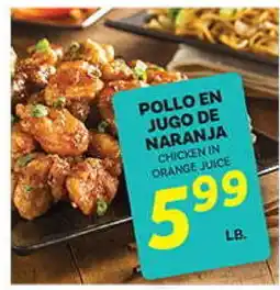 El Paso Grande POLLO EN JUGO DE NARANJA offer