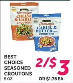 El Paso Grande BEST CHOICE SEASONED CROUTONS offer