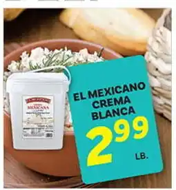 El Paso Grande EL MEXICANO CREMA BLANCA offer
