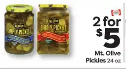 Weis Markets Mt. Olive Pickles offer