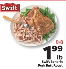 Weis Markets Swift Bone-in Pork Butt Roast offer