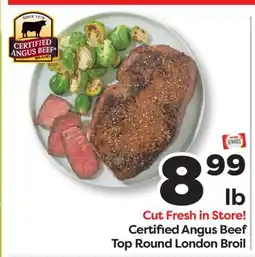 Weis Markets Certified Angus Beef Top Round London Broil offer