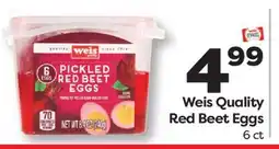 Weis Markets Weis Quality Red Beet Eggs offer