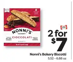 Weis Markets Nonni's Bakery Biscotti offer