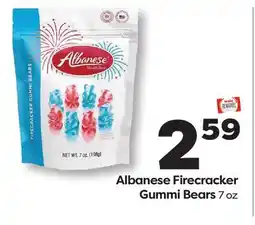 Weis Markets Albanese Firecracker Gummi Bears offer