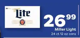 Weis Markets Miller Light offer