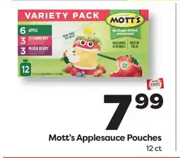 Weis Markets Mott's Applesauce Pouches offer