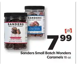 Weis Markets Sanders Small Batch Wonders Caramels offer