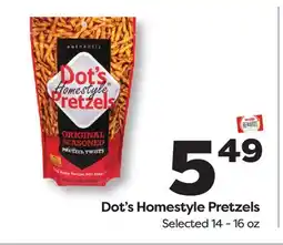 Weis Markets Dot's Homestyle Pretzels offer