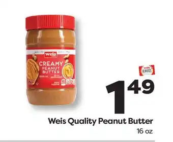 Weis Markets Weis Quality Peanut Butter offer