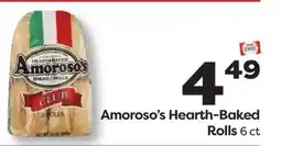 Weis Markets Amoroso's Hearth-Baked Rolls offer