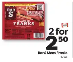 Weis Markets Bar S Meat Franks offer