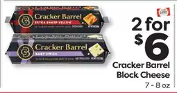 Weis Markets Cracker Barrel Block Cheese offer