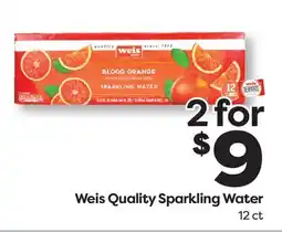 Weis Markets Weis Quality Sparkling Water offer