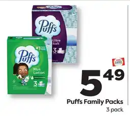 Weis Markets Puffs Family Packs offer