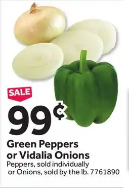 Stop&Shop Green Peppers or Vidalia Onions offer