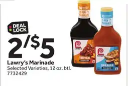 Stop&Shop Lawry's Marinade offer