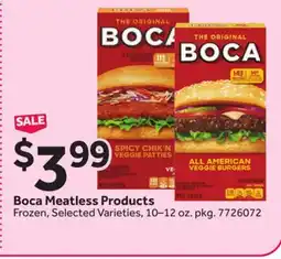 Stop&Shop Boca Meatless Products offer