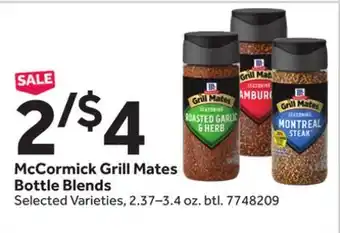 Stop&Shop McCormick Grill Mates Bottle Blends offer