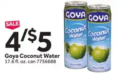 Stop&Shop Goya Coconut Water offer