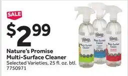 Stop&Shop Nature's Promise Multi-Surface Cleaner offer