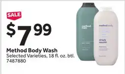 Stop&Shop Method Body Wash offer