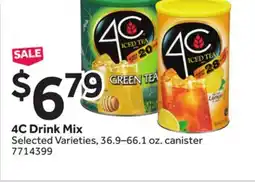 Stop&Shop 4C Drink Mix offer