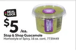 Stop&Shop Stop & Shop Guacamole offer