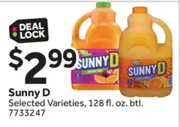 Stop&Shop Sunny D offer